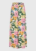 Pantaloni Funky Buddha Wide Leg All Over Printed